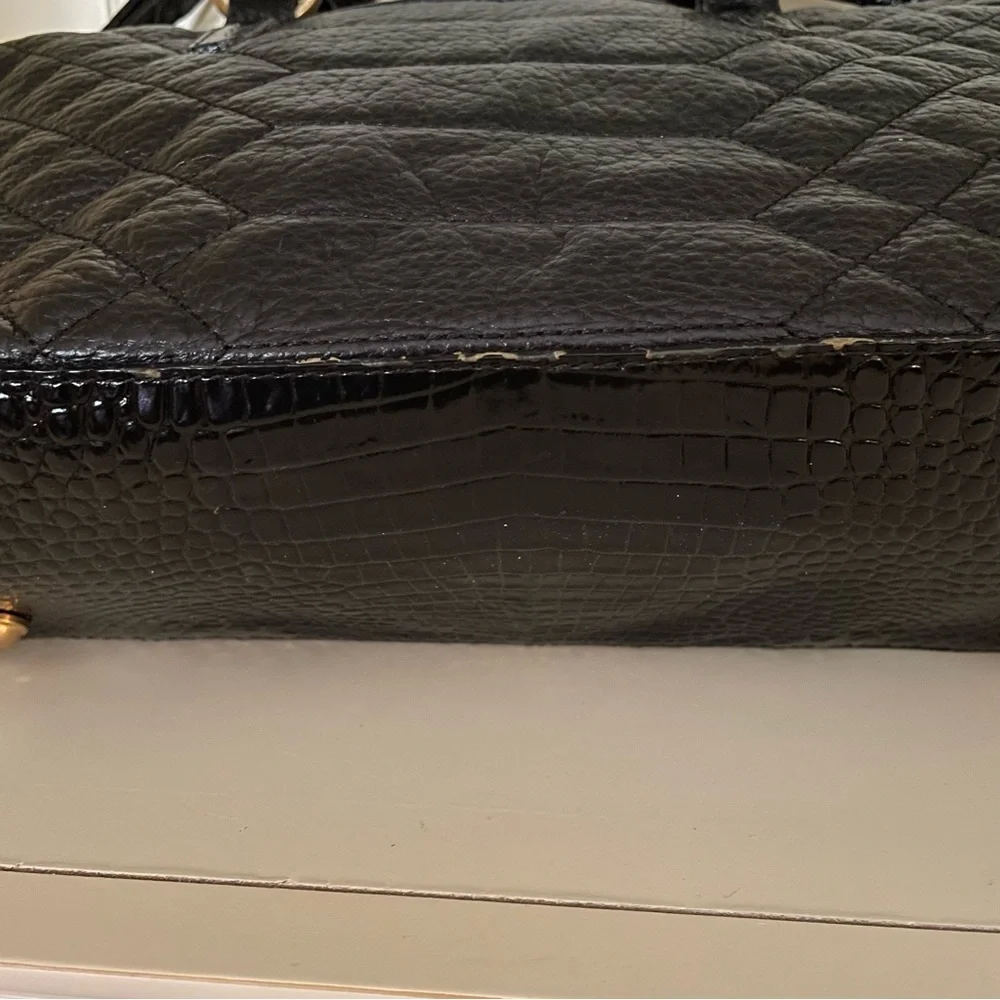BRAHMIN BLACK MINI ASHER HEMLOCK MELBOURNE BAG - Picture 9 of 15